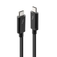 cable thunderbolt 3 lindy 2 m negro 20 gbits 4096 x 2160