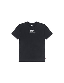 Camiseta Levi's Rev The Engine Niño Negro
