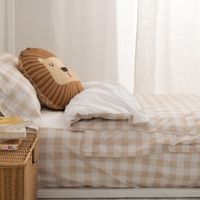 vichy beige saco nordico