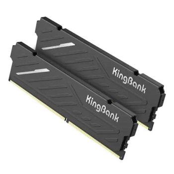 Memoria RAM KingBank KJXB DDR4 16GB 2x8GB UDIMM 3200MHz CL16 Negro XMP