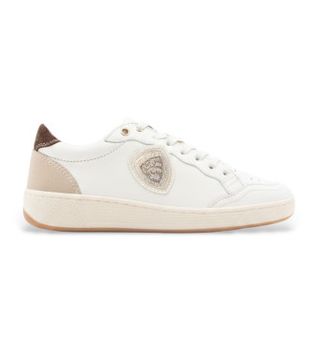 Blauer para mujer. S6OLYMPIA21 Zapatillas Olympia 21 blanco roto (41), Plano, Cordones, Casual