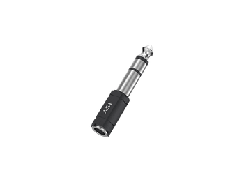 Cable audio - ISY IAU-1003, PVC, 1x 6.35 mm jack y 3.5 out, Negro