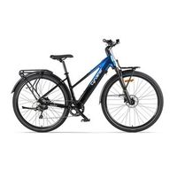 bicicleta electrica urbana cyrusher asuka motor bafang de 36 v y 250 w bateria lg de 14 ah azul