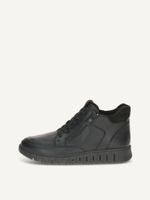 caprice bootie black made of leather without heel size 38