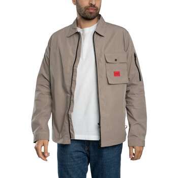 HUGO Cazadora Camisa con cremallera Emmond para hombre