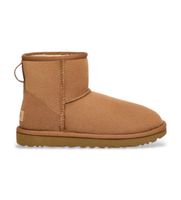 ugg para mujer 1016222 botines de piel classic mini ii camel 41 marron plano ninguno casual