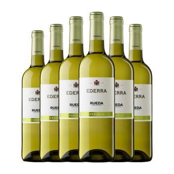 Bodegas Bilbaínas Vino Blanco Ederra Verdejo Rueda Joven 75 Cl 13% Vol. (pack De 6 Unidades)
