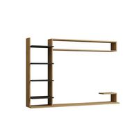 mueble tv con estante noble antracita zafiro