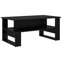 mesa de cafe roble negro 90 x 50 x 40 cm madera de ingenieria vidaxl