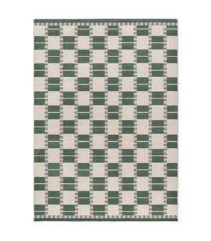 Alfombra Astra 13016 - Cuadrícula Geométrica con Relieve · 100% Polipropileno · Fabricada en Crevillent