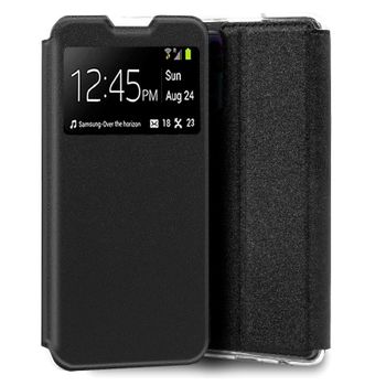 Cool Funda Flip Cover Liso Negro para TCL 30/30 Plus/30 5G