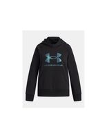 sudadera under armour rival flc shimmer hdy nina negro