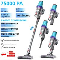 aspiradora inalambrica omeser 75000pa motor sin escobillas anti-enredos 50 minutos de autonomia aspiradora de mano para hogar pelo de mascotas y alfombras