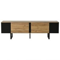 mueble de tv de 180 x 40 x 55 cm para televisores de hasta 75 pulgadas