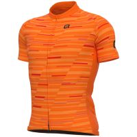 ale solid step short sleeve jersey - s - orange