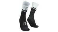 compressport calcetines de compresion media v2 0 negro blanco