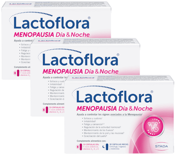 Lactoflora Menopausia Día y Noche 3x60 Cápsulas