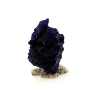 chessylite - pierre natural de francia chessy -les -mines - propiedades multicolores de cristal azul curacion y meditacion  1202 ct - certificado