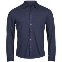 tee jays camisa manga larga luxury para hombre
