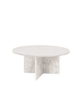 Mesa de centro redonda de mármol de ø80cm