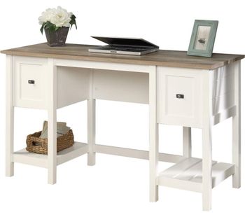 Shaker Style Desk - LIntelu0026regOak, White