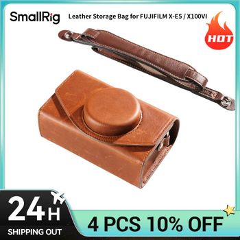 SmallRig - Estuche de Cuero para FUJIFILM X-E5 / X100VI, Bolsa de Transporte con Cierre Magnético, Funda Protectora Compacta