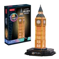 puzzle 3d - big ben led  puzzle 3d regalo nino 8 anos  puzzle 3d adultos y puzzle 3d ninos  maquetas para montar ninos  maquetas para construir adultos  puzzles 3d  32 piezas