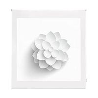 estor enrollable translucido con estampado - estor enrollable tamano 170x180 - estor translucido modelo flower  blindecor
