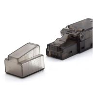 conector rj-45 wp wpc-mdp-88-6aup-tl cat6a sin herramienta negro translucido
