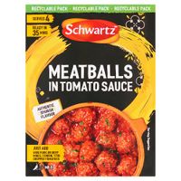 schwartz meatballs in tomato sauce sachet