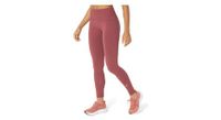 mallas largas sin costuras asics mujer rojo