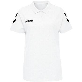 hummel Polo Polo Go Cotton blanc para mujer