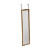 espejo de puerta 110x30cm bambu