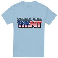 teenage mutant ninja turtles camiseta american heroes para mujer