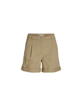 Pantalones Jack & Jones Jxmaddy Rlx Ctn Hw Beige