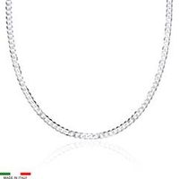 cadena barbada de plata 925 3mm