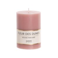vela perfumada color rosa alt 10 cm
