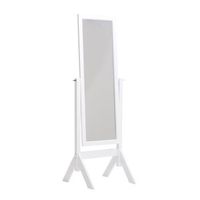 espejo de pie elvis madera blanco 50x58x153 cm clp
