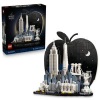 lego architecture ciudad de nueva york la gran manzana juguete de construccion 18 anos - 21066