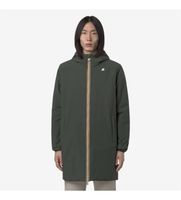 k-way para hombre k6128ww chaqueta jacob st warm reversible verde gris l casual poliester