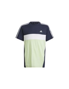 Camiseta adidas 3 Bnadas Infantil Azul
