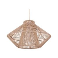 lampara de techo natural estilo boho en yute color beige palmetto