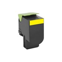 compatible yellow lexmark 80c2hy0 high capacity toner cartridge