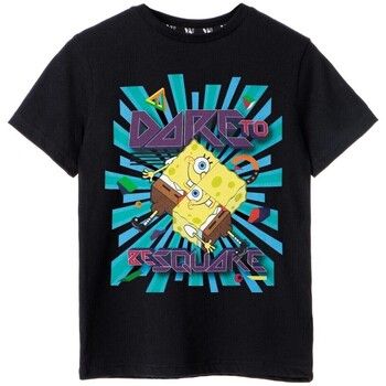 Spongebob Squarepants Camiseta Dare To Be Square para niño