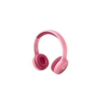 Auriculares Muse M-215BTP inalámbricos Bluetooth para niños con control volumen y plegables rosa