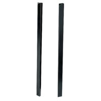 gbc 4600 lomeras encuadernacion  5 mm  35 hojas  negro  25 unidades