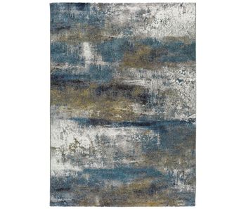 Alfombra abstracta multicolor kalia, 140x200 cm - atticgo