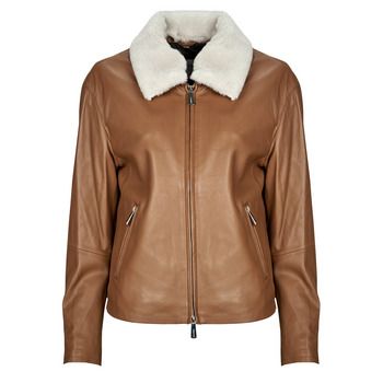 Oakwood Cazadora de cuero BLUES para mujer
