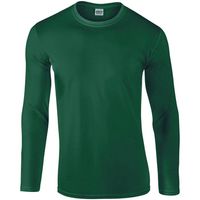 gildan camiseta manga larga softstyle para mujer