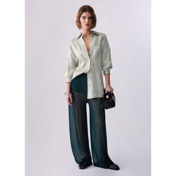Liu Jo Pantalones Pantalones en tul con bordados joya para mujer